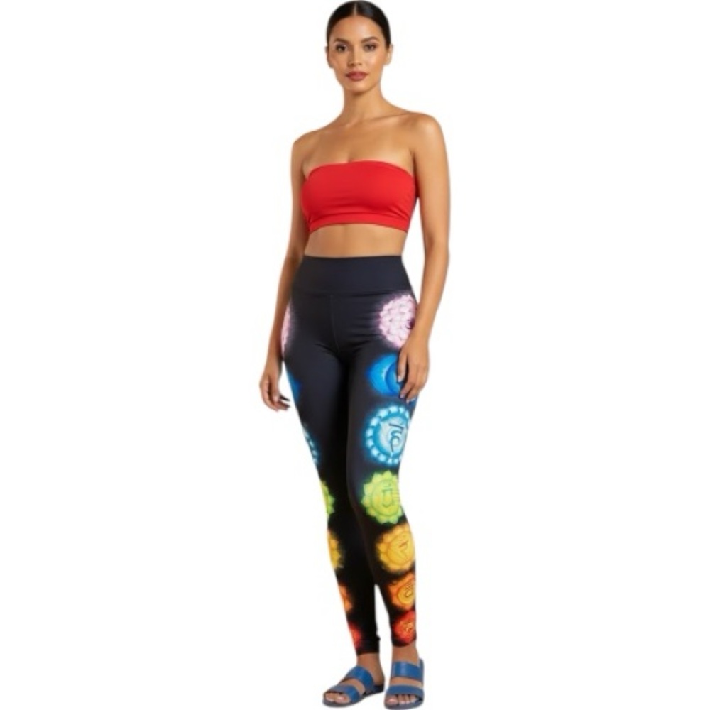 Chakra Print Yoga Leggings